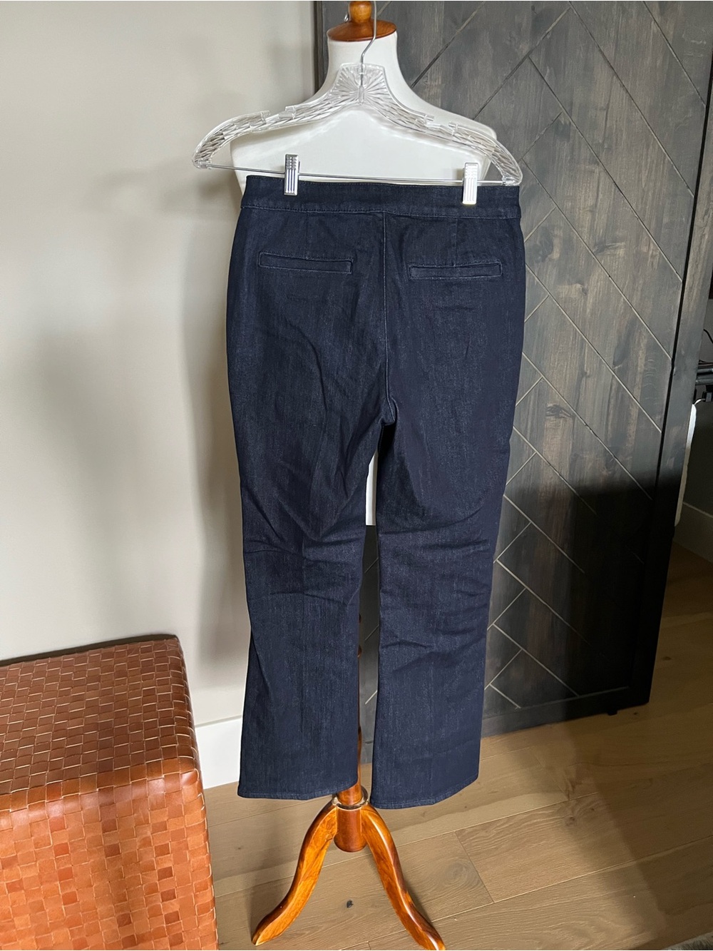 J. Crew Slim Straight Trouser Jeans in Dark Navy - Picture 3 of 5